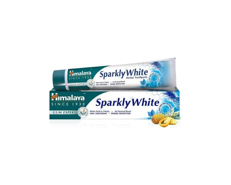 Himalaya Herbals Sparkly White Herbal Vegetarian Toothpaste 75ml