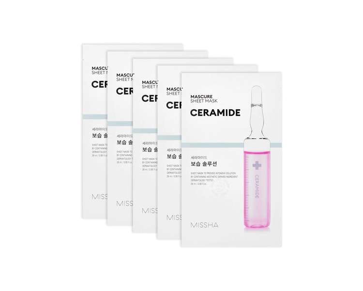 MISSHA Mascure Moisture Solution Sheet Mask Ceramide for Dry and Weakened Skin - 1pc