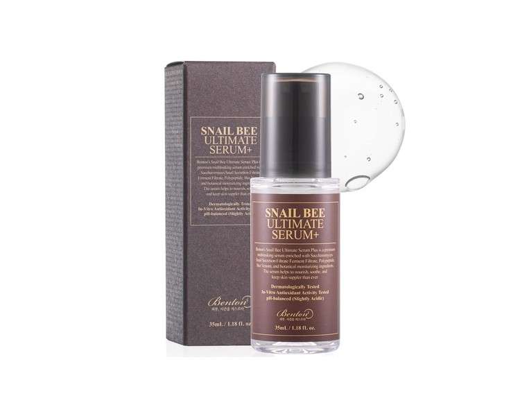 BENTON Snail Bee Ultimate Serum 35ml Skin Soothing and Nourishing Face Serum