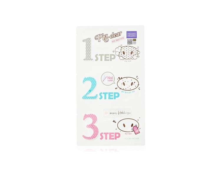 Holika Holika Pig Clear Blackhead 3-Step No Water Kit 8ml