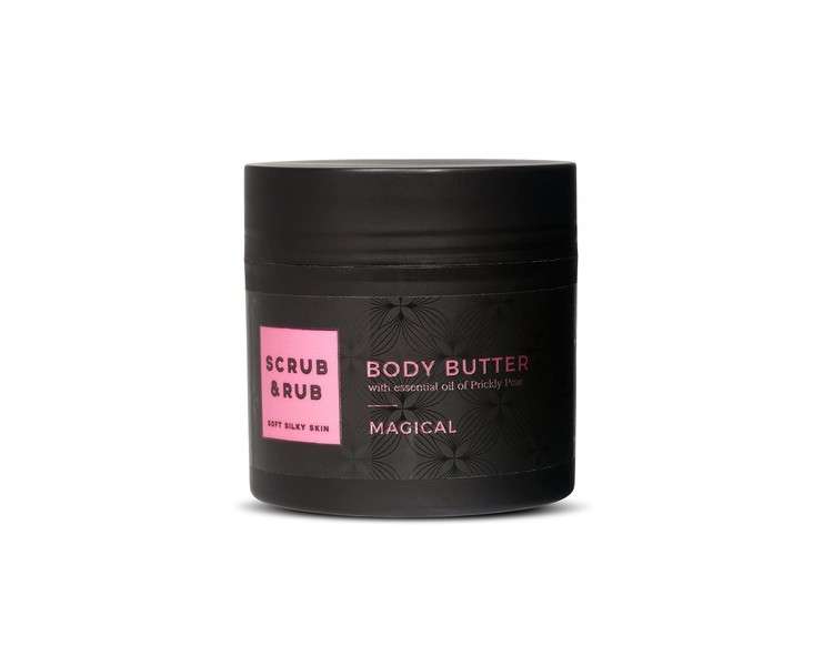 Scrub & Rub Magical Prickly Pear Oil Body Butter with Cocoa Butter and Coconut Oil 200ml