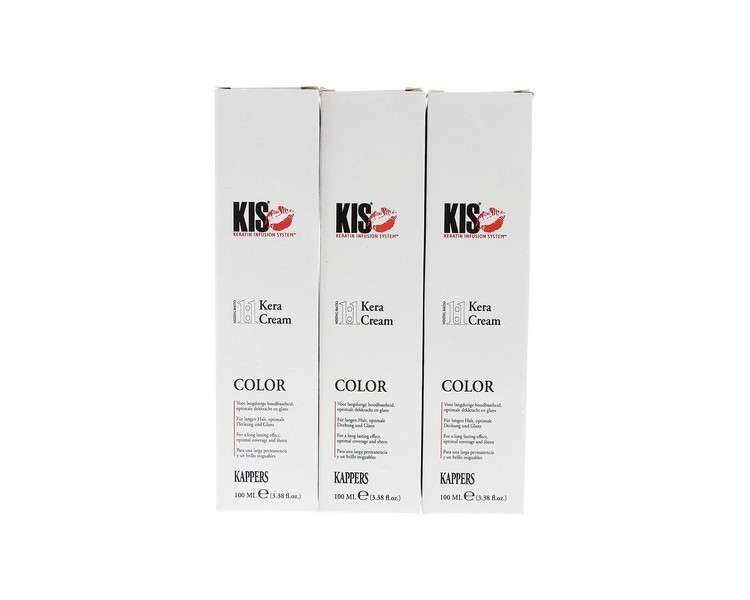 KIS KeraCream Colour for Beautiful Colours and Healthy Hair Red 100ml