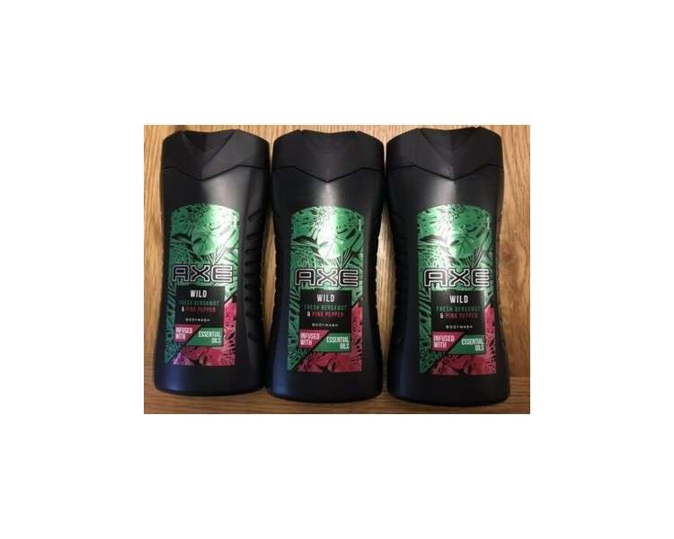 Axe Fresh Bergamot & Pink Pepper 3-In-1 Shower Gel 250ml