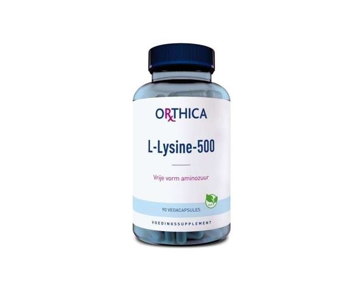 Orthica L-Lysine 500 90 Capsules