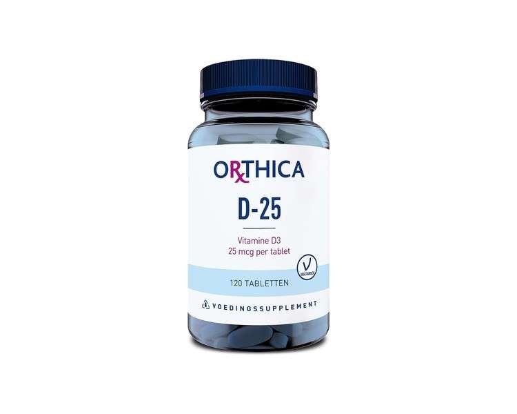 Orthica Vitamin D 25 120 Tablets