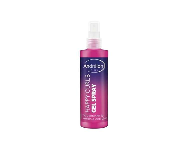 Andrelon Pink Happy Curls Gel Spray