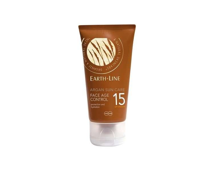 Earthline Argan Bio Sun Face Age Control Spf 15 - Sunscreen - 50 Ml