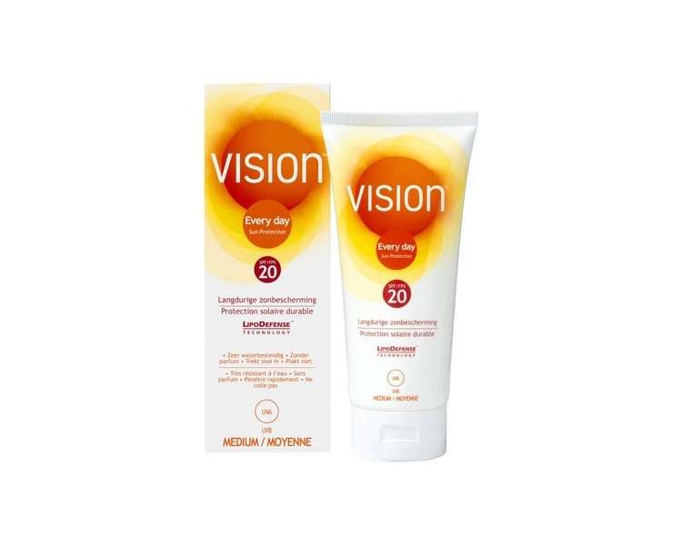 Vision Every Day Sun Protection SPF 20 Long-lasting Sunscreen 200ml