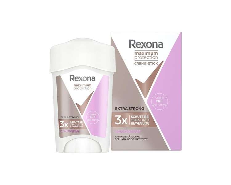 Rexona Maximum Protection Confidence Antiperspirant Deodorant Cream 45ml