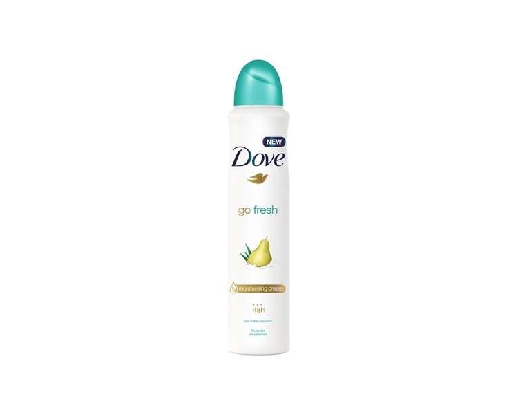 Dove Pear and Aloe Vera Antiperspirant Deodorant Aerosol 250ml