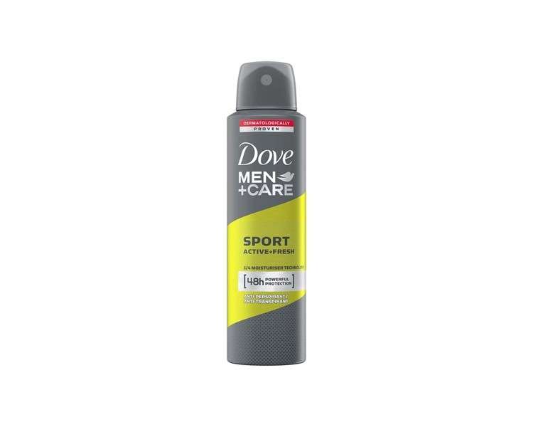 Dove Men Care Sport Active Fresh Anti-Perspirant Deodorant Spray 150ml