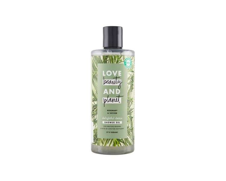 Love Beauty & Planet Rosemary & Vetiver Green Body Wash Gel 500ml - Pack of 3