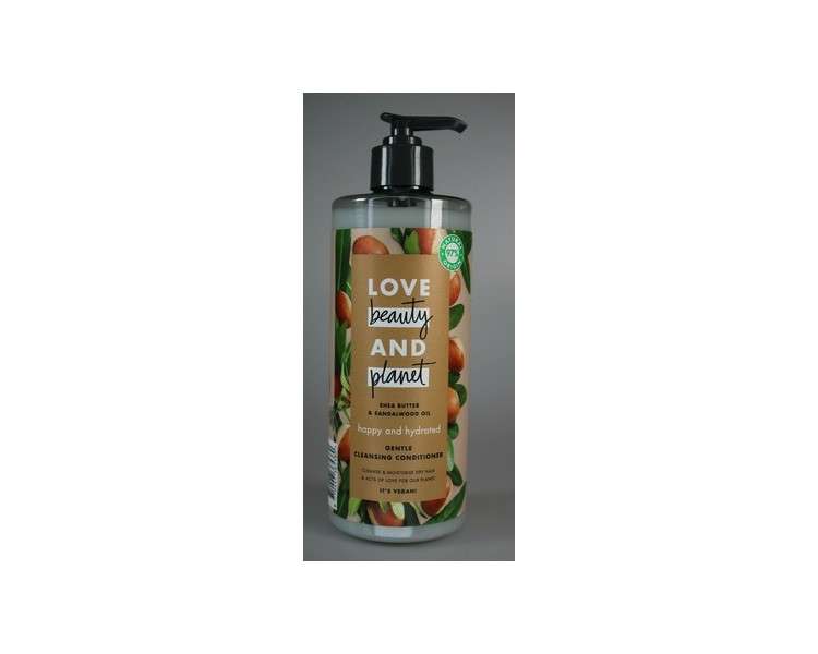 Love Beauty and Planet Shea Butter and Sandalwood Oil Hydrating Conditioner for Men and Women 500ml