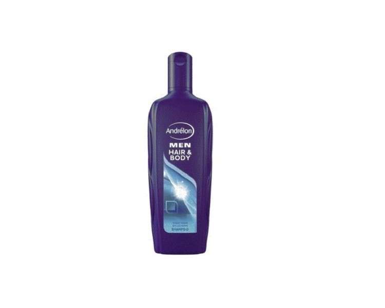 Andrelon Men Shampoo Hair & Body with Eucalyptus/Aloe Vera 300ml