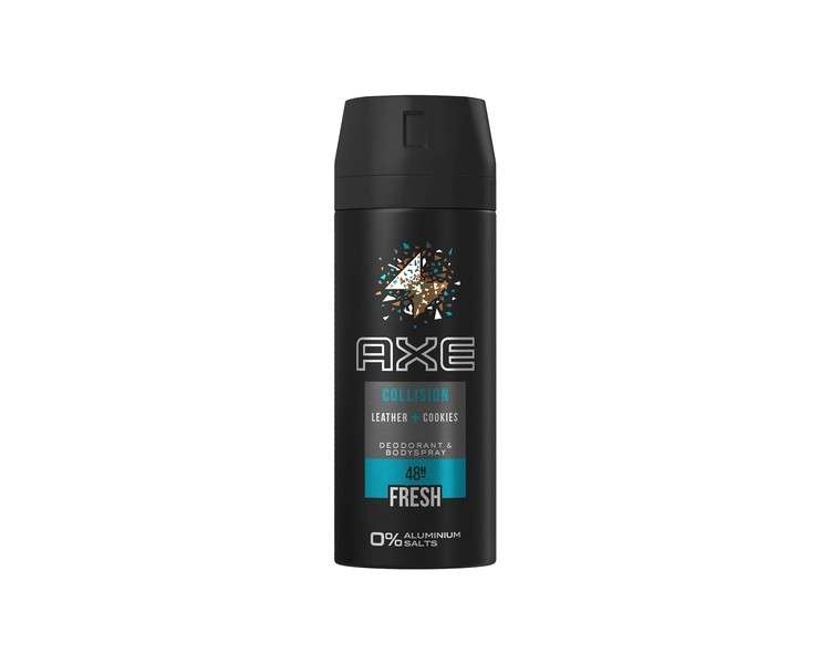 Axe Collision Leather & Cookies Deodorant Spray Aluminum Free 150ml