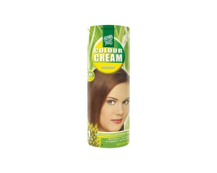 Hennaplus Balsam Colour Cream 60ml Hazelnut