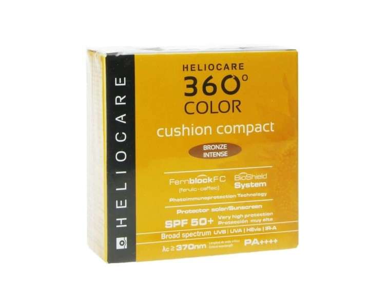Heliocare 360º Colour Cushion Compact SPF 50+ with Advanced Photo Protection 15g - Intense Bronze