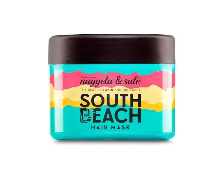 Nuggela & Sulé South Beach Hair Mask 50ml Travel Format - The First Hair Mask with Natural and Biodegradable Silicones Tucuma Butter and Pequi Oil Maximum Nourishment and Hydration