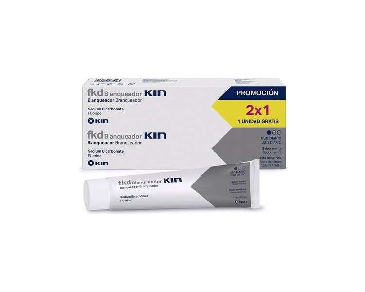 Kin Fkd Whitening Toothpaste 125ml - Pack of 2