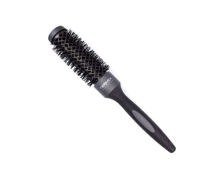 Termix Evolution Plus Hairbrush for Thick Hair with Ionized Bristles Black 28mm