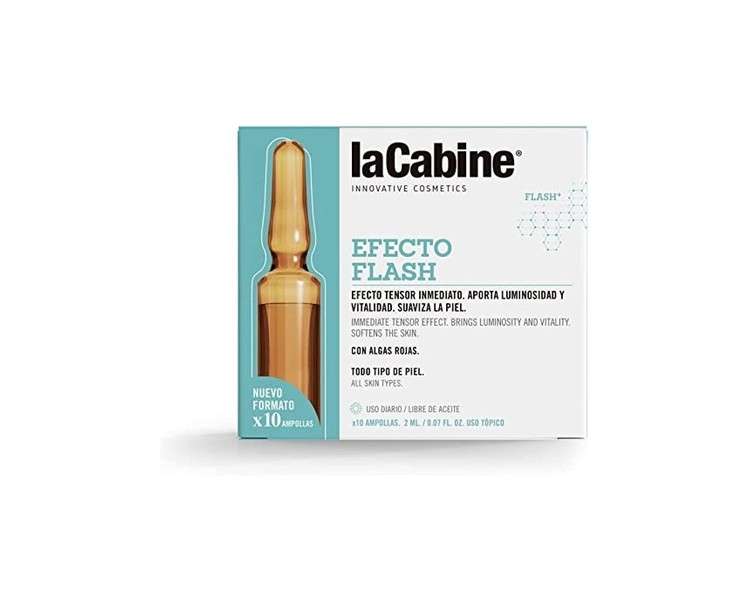 La Cabine Flash Effect 10 Ampoules of 2ml