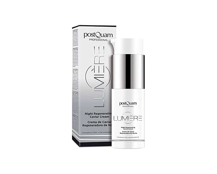 Postquam Lumiere Nourishing Moisturizing Cream with Hyaluronic Acid 50ml Night Cream