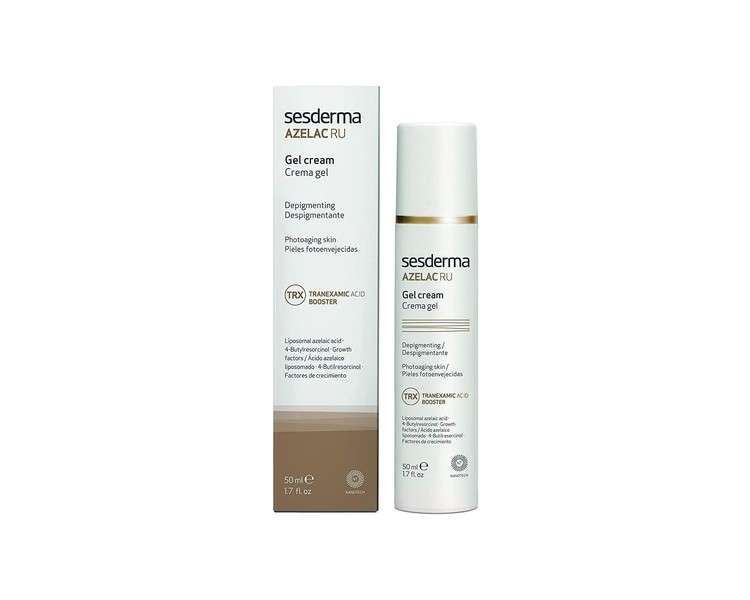 Sesderma Azelac RU Depigmenting Gel Cream Diminishes Signs of Photoaging and Small Wrinkles 50ml