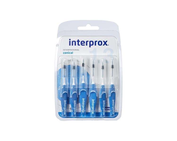 Interprox 4G Blue Conical Interdental Brushes - Pack of 6