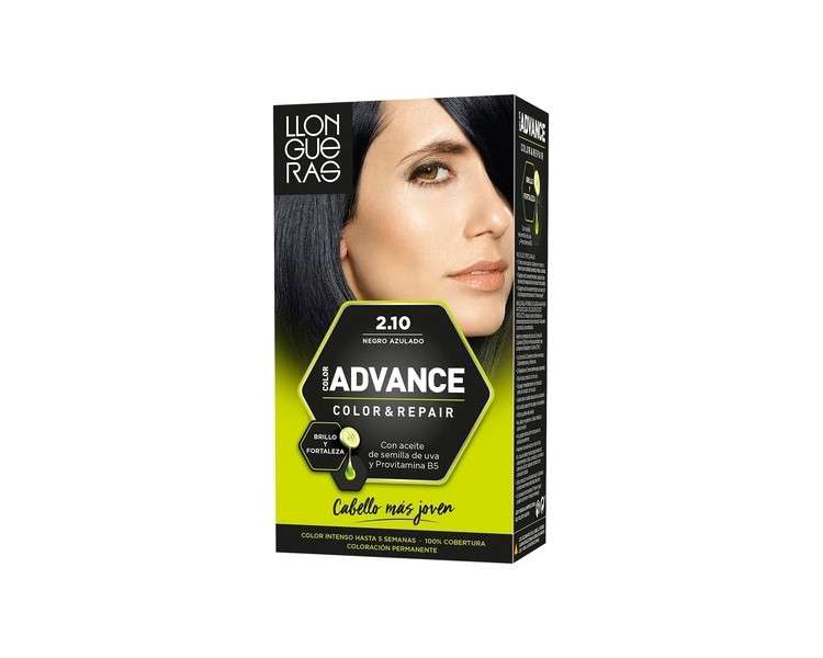 LLONGUERAS Color Advance Hair Colour Number 2.10 Blue Black