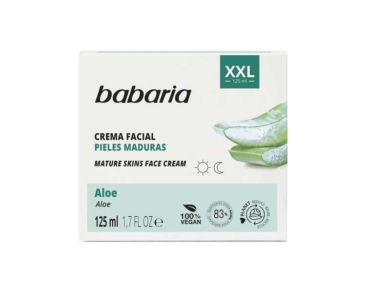 Babaria XXL Aloe Vera Facial Cream for Mature Skin