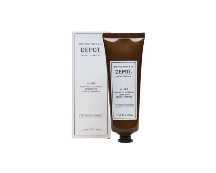 DEPOT No.106 Hair Shampoo for Men Schuppen Control Intensive Cream 125ml