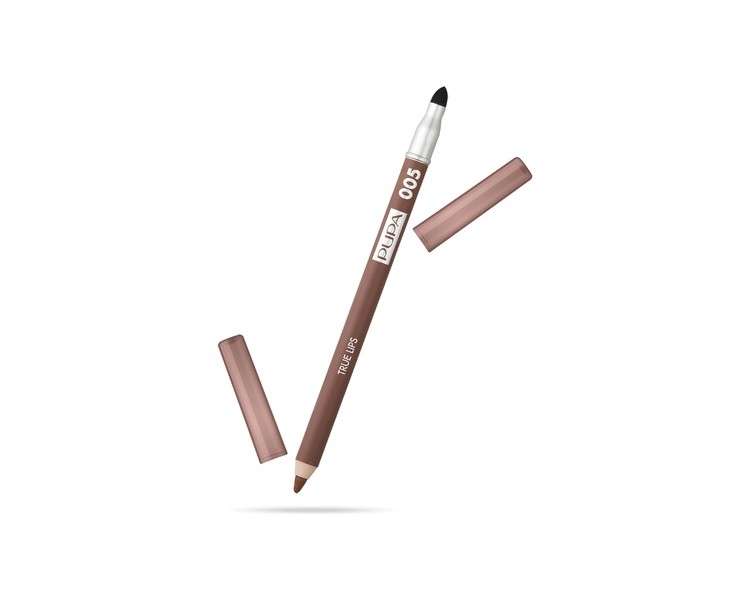 PUPA Milano True Lips Blendable Lip Contour Pencil 05 Raw Sienna Sand 0.042 oz