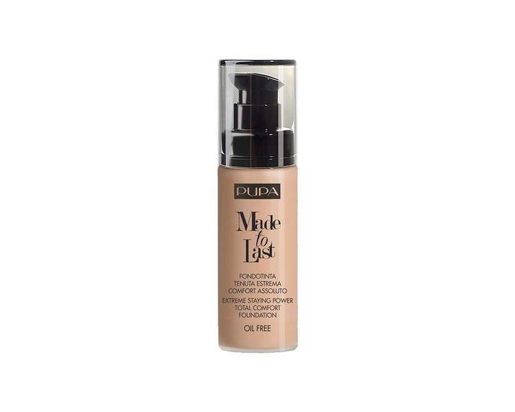 Pupa Made to Last Foundation 060 Golden Beige 30ml