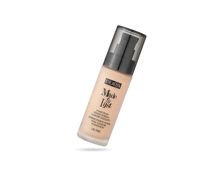 Pupa Milano Made to Last Extreme Staying Power Foundation SPF 10 040 Medium Beige 1.01oz