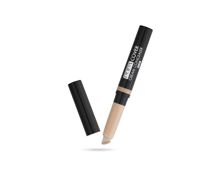 Pupa Milano Cover Cream Concealer 002 Beige for Women 0.08 oz