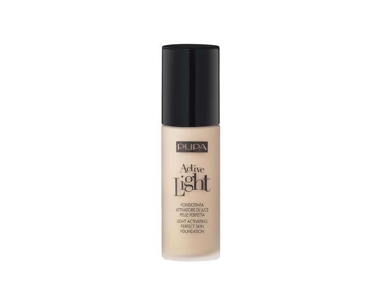 Pupa Milano Active Light Light Activating Perfect Skin Foundation SPF 10 020 Nude for Women 1oz