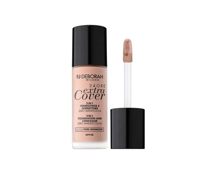 24 Ore Extra Cover 2in1 Foundation And Concealer SPF20 Fair