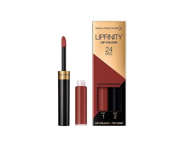 Max Factor Lipfinity Long-Lasting Two Step Lipstick 191 Bronzed 4.2g