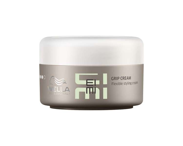 Wella EIMI Grip Cream Professional Hair Wax for Textured, Playful, and Individual Styles