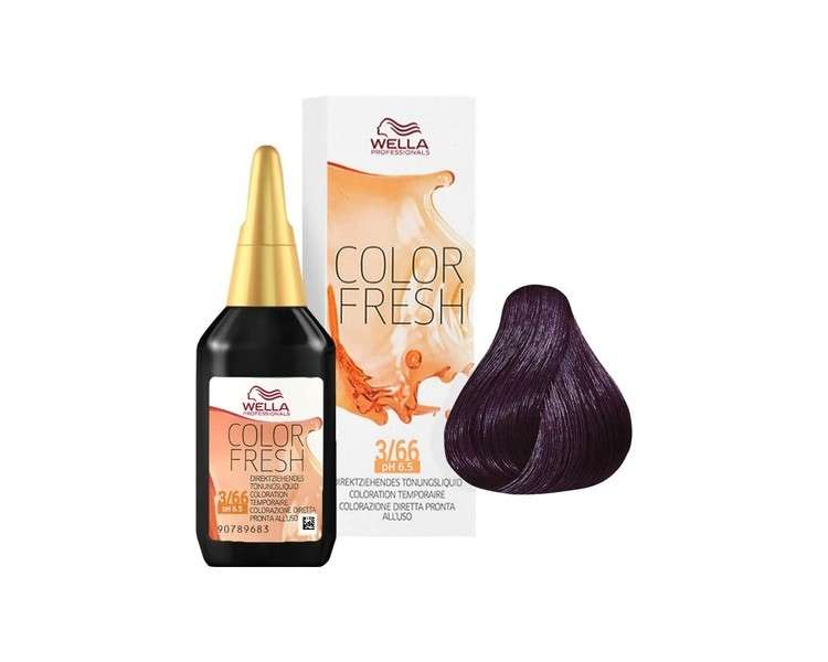 Wella Colour Fresh Semi-Permanent Hair Colour No. 3/66