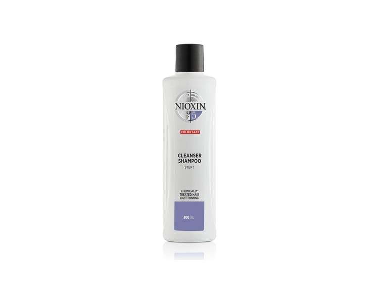 Nioxin 3-Part System 5 Chemically Treated Hair with Light Thinning Hair Thickening Treatment Scalp Therapy Shampoo 300ml