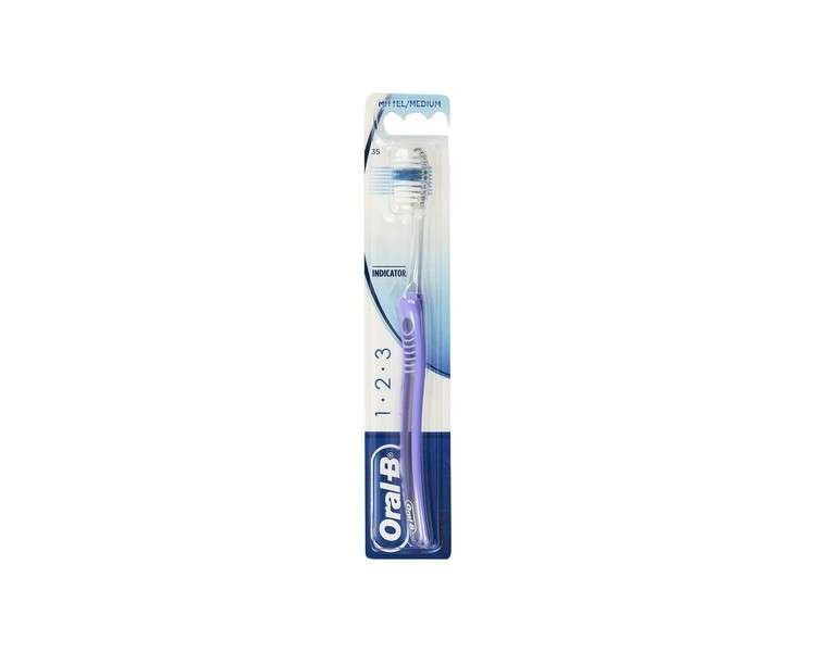 Oral-B 123 Indicator Toothbrush Medium