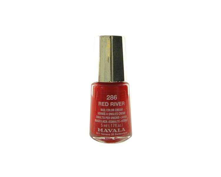 Mavala Nail Polish 286 Red River 5ml