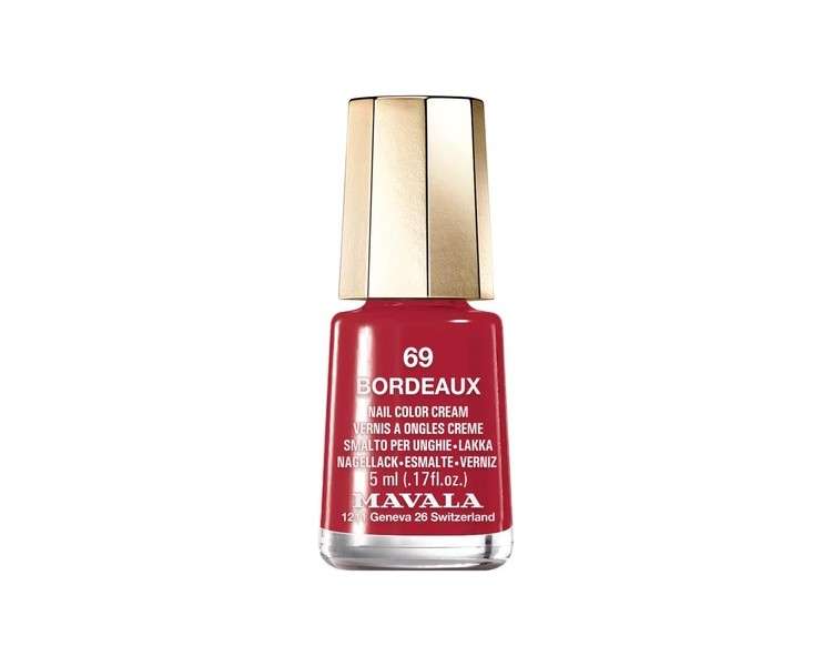 Mavala Nail Polish 69 Bordeaux 5ml