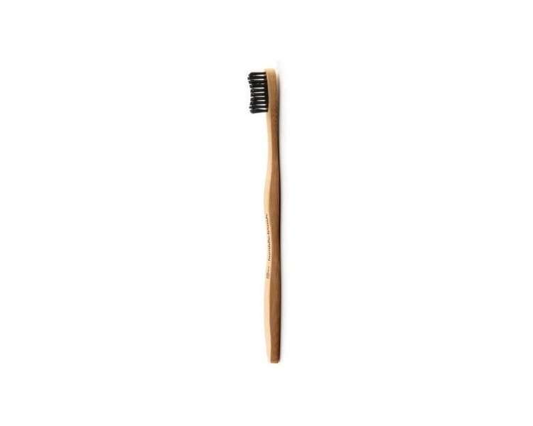 The Humble Co. Bamboo Toothbrush Black Soft Bristles Biodegradable Eco-Friendly Vegan for Your Everyday Oral Care Dentist Approved