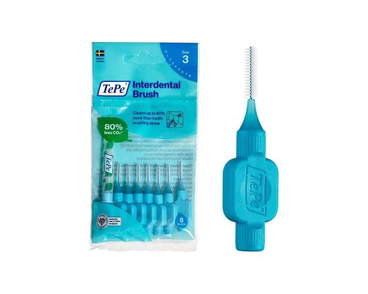 TePe Interdental Brush Original Blue 0.6mm ISO 3 8pcs