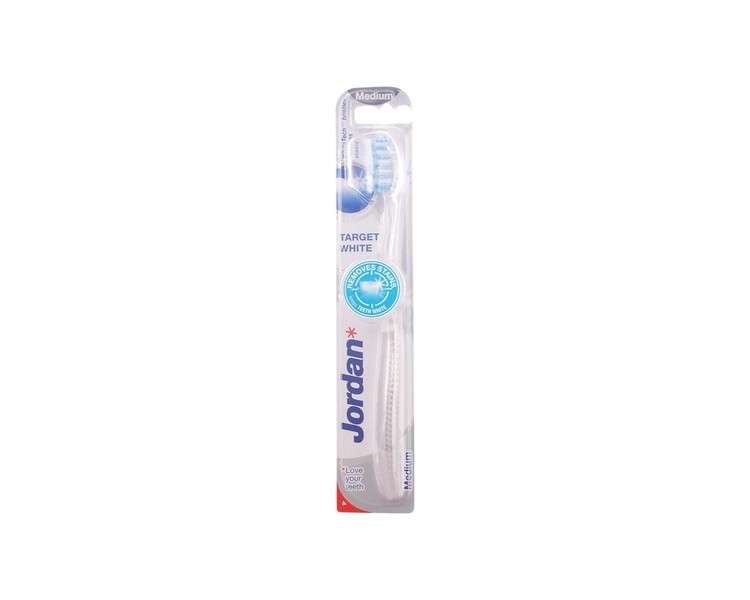 Jordan Medium White Target Toothbrush