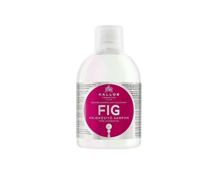 Kallos KJMN Fig Shampoo for Hair Strengthening with Fig Extract 1000ml