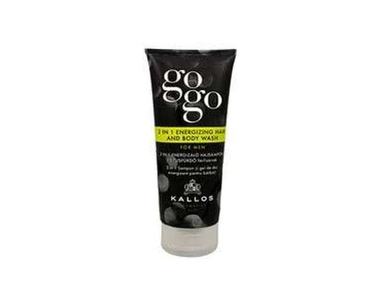 KALLOS COSMETICS KJMN GoGo Men 2in1 Energizing Hair & Body Wash 200ml