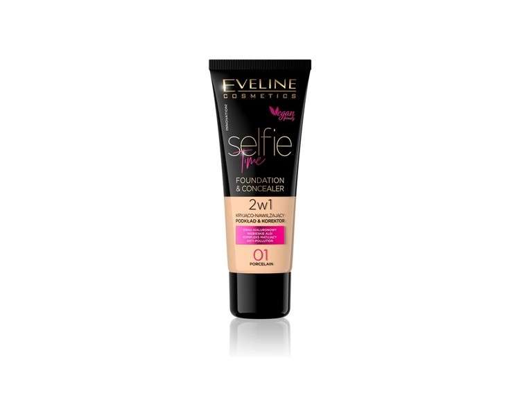 Eveline Cosmetics Selfie Time No. 01 Facial Fluid 30ml Nude